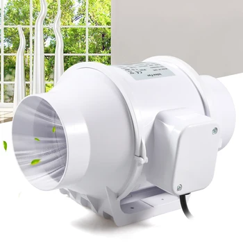 Ištraukimo Ventiliatorius Aukšto Efektyvumo Mišraus Srauto Vėdinimo Sistema Vonios Kambaryje Ir Virtuvėje Inline Kanalinis Ventiliatorius