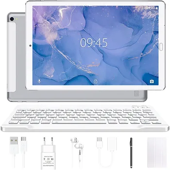 Pasaulinė Versija Yestel X2 Tablet 10.1 Colių Octa Core 4+64GB 8000 mAh Tablete PC 120Hz 2.5 K LCD Ekranas Sidabro Tabletę 