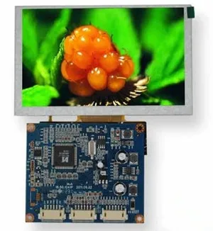 Vaizdo Ratai Valdybos + 5.0 colių HD Spalvų TFT LCD Ekranas (Nr. TP) 800*480 (NTSC/PAL Sistema/OSD Meniu/Standartinis RoHS)