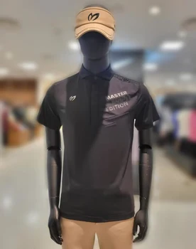 Golfas trumpomis rankovėmis vyrams quick dry 2023 vasaros naują GOLFO lyginimo t-marškinėliai, POLO marškinėliai, marškiniai