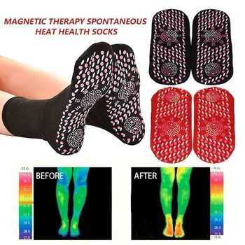 2VNT Magnetinio Kojinės Savarankiškai Šildymo Terapija, Magnetinė Terapija Skausmo Kojinės Moteris, Vyrai Savęs Šildymo Kojinės
