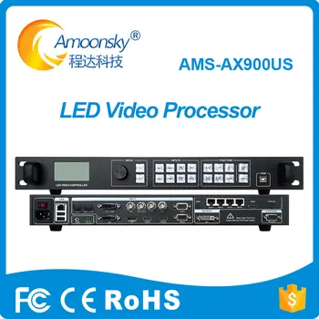 LED Vaizdo Valdiklis AMS-AX900US Plečia USB SDI Ekrano Rėmimo Modelis Išsaugoti Skambučių Besiūlių Perjungimo Siųsti Kortelės MSD600