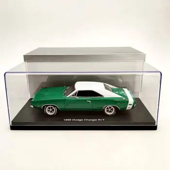 1:43 1969 D~ge Įkroviklis R/T 426 Hemi (XS29) Dervos, Tik Modeliai - žalia Klasikinis Auto Žaislų Kolekcija Dovana