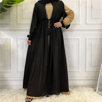 Musulmonų Suknelė, Hijab False Dviejų dalių Eid Abayas Moterų Dubajus Abaja Turkijos, Pakistano Islamo Drabužių Kaftan Vestidos Musulmanes