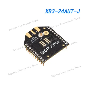 XB3-24AUT-J Zigbee Moduliai - 802.15.4 XBee 3 - 2.4 GHz, 802.15.4, U. FL Antena, TH