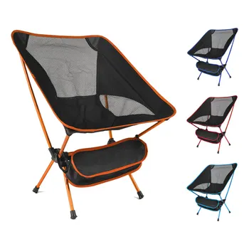 Kelionės sulankstomoji Kėdė Ultralight Aukštos Kokybės Lauko Nešiojamų Stovyklavimo Kėdė Paplūdimio Pėsčiųjų Iškylą Sėdynės Žvejybos Įrankiai Kėdė стул