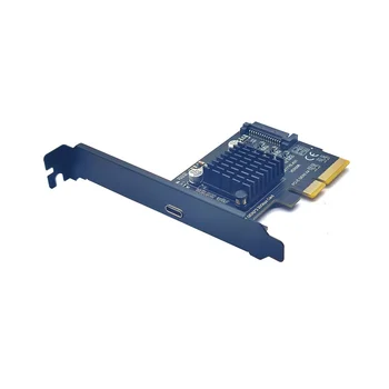 USB3.2 Išplėtimo Kortelės GEN2X2 20Gbps PCI-E 4X Perdavimo TIPAS-C ASM3242 Chip WIN10/WIN11 Plėtros Kortelę