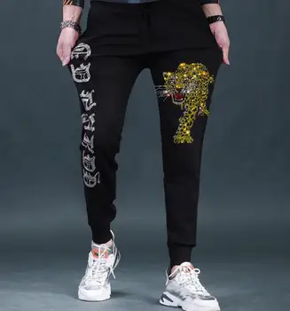 Prekės ženklo Vyrai Vyrai Krovinių Pants Droppshipping Mados Streetwear Atsitiktinis kalnų krištolas Kelnes Kelnės