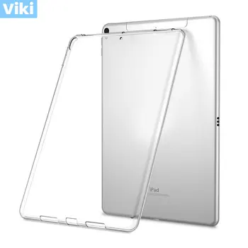 Minkštas Crystal Clear Tablet Case for iPad 2 Oro atveju A1566 A1567 Aišku, Skaidrios TPU Bamperis 9.7